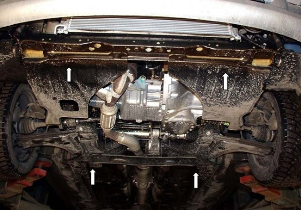 Фото Защита Альфеко для картера двигателя и кпп Ravon Gentra V-все (2015-)