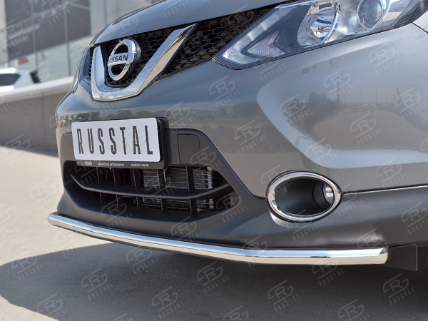 Фото Защита переднего бампера d42 секция NISSAN QASHQAI 2015 SPB