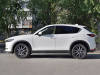 Пороги труба d42 с листом (лист алюм, проф. нерж) (вариант 1) MAZDA CX-5 2017-