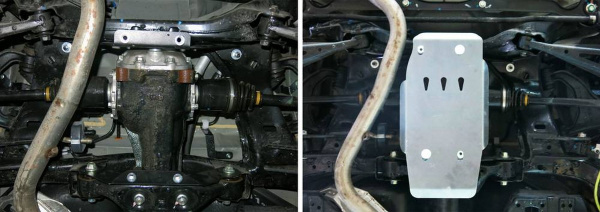 Фото Защита редуктора Rival для Subaru XV 2012-2017, алюминий 4 мм, с крепежом, 333.5426.1