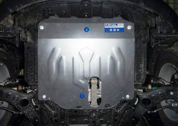 Фото Защита картера и КПП Rival для Kia Sorento 2012-н.в., алюминий 4 мм, с крепежом, 333.2823.1