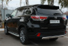 Защита заднего бампера d75х42 (дуга) TOYOTA Highlander 2014-2016