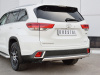 Фото Защита заднего бампера d75х42 дуга TOYOTA HIGHLANDER 2017