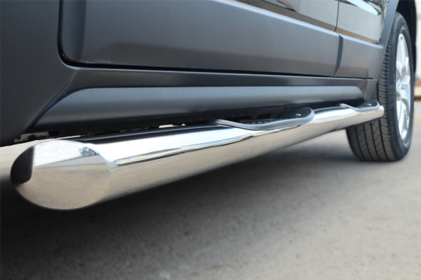 Фото Пороги труба d76 с накладкой (вариант 1) OPEL ANTARA 2012-