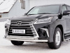 Фото Защита переднего бампера d63 секция-d42 дуга LEXUS LX450d-LX570 2015 (кроме F-Sport)