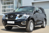 Фото Защита переднего бампера d63 (волна) NISSAN Patrol 2014-