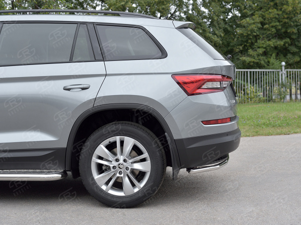 Фото Защита заднего бампера d42 секции SKODA KODIAQ 2017-