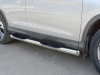 Фото Пороги труба d76 с накладкой (вариант 3) HONDA CR-V 2015-2016 2.0