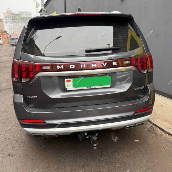 фото Фаркоп ПТ Групп (Россия) «быстросъемный под квадрат» для KIA Mohave I «2 рестайлинг» (2020-)