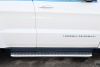 Пороги труба d42 с листом (лист алюм, проф. нерж) (вариант 1) JEEP Grand Cherokee 2013-