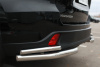 Фото Защита заднего бампера уголки d63(секции) d42 (секции) TOYOTA Highlander 2014-2016