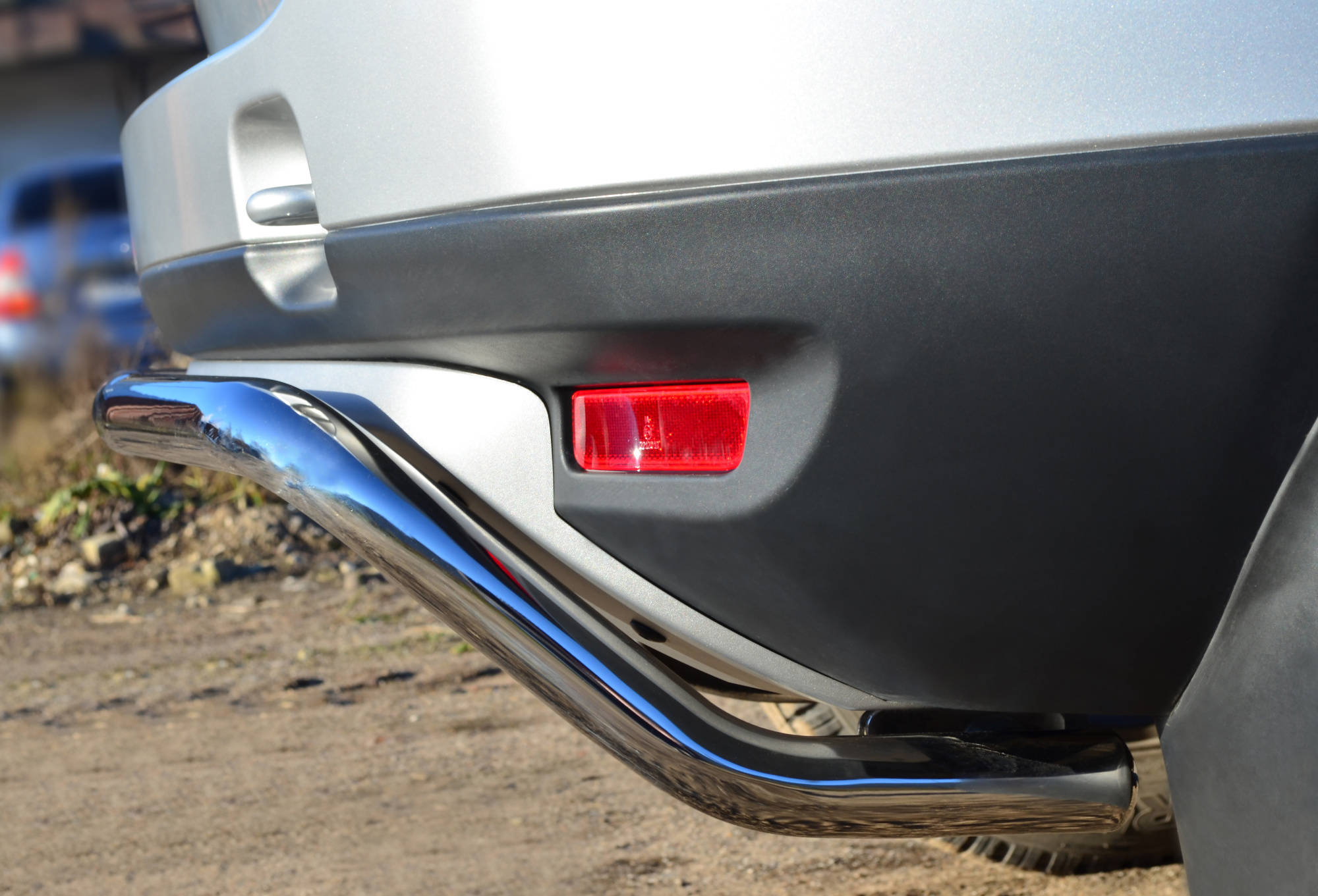 Фото Защита заднего бампера d42 волна короткая RENAULT Duster 4x4 2011-2014