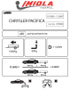 Фаркоп Imiola для Chrysler Pacifica 2003-2008, кроме double exhaust