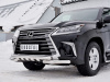 Фото Защита переднего бампера d63 дуга-d63 секции+клыки LEXUS LX450d-LX570 2015 (кроме F-Sport)