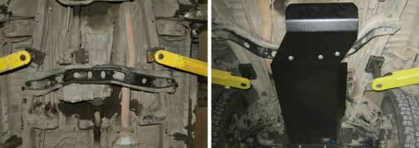 Фото Защита КПП и РК Автоброня для Toyota 4runner 1990-1995