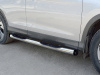 Фото Пороги труба d76 с накладкой (вариант 2) HONDA CR-V 2015-2016 2.0