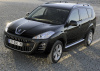 Фото Пороги алюминиевые Rival "Black" для Peugeot 4007 2007-2013