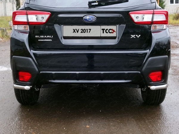 Фото Защита задняя (уголки) 42,4 мм для Subaru XV 2017-