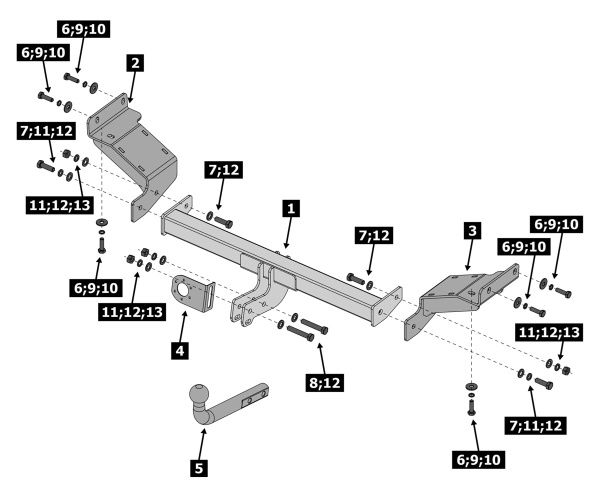 фото Фаркоп BERG для KIA Ceed II (2012-2018)