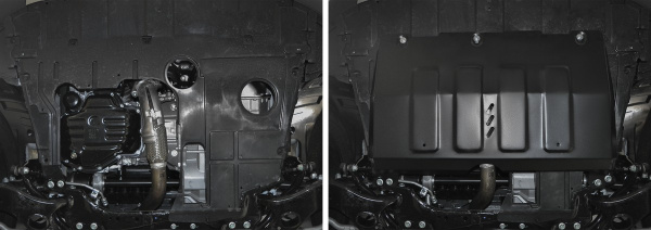 Фото Защита картера и КПП Автоброня для Geely Emgrand X7 2018-