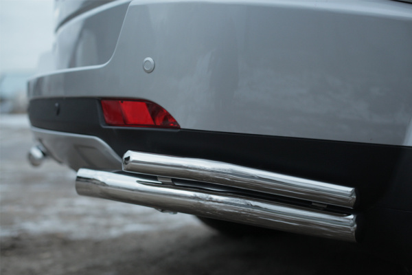 Фото Защита заднего бампера уголки d63(секции) d42 (секции) GREAT WALL Hover H3 2014-