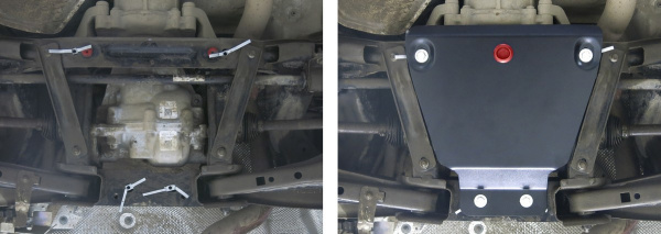 Фото Защита редуктора АвтоБРОНЯ для Ford Kuga 2013-2016 2016-н.в.