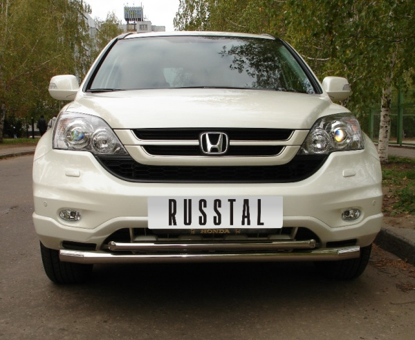 Фото Защита переднего бампера d63/42 (дв.2,0) HONDA CR-V 2010-2012