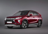 Защита переднего бампера d57+d42 Mitsubishi Eclipse Cross 2018-