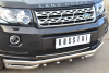 Защита переднего бампера d63 (секции) d63 (уголки)+ зубы LAND ROVER Freelander 2 2012-