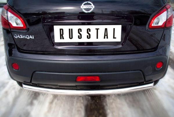 Фото Защита заднего бампера d63 (дуга) NISSAN Qashqai 2010-2013