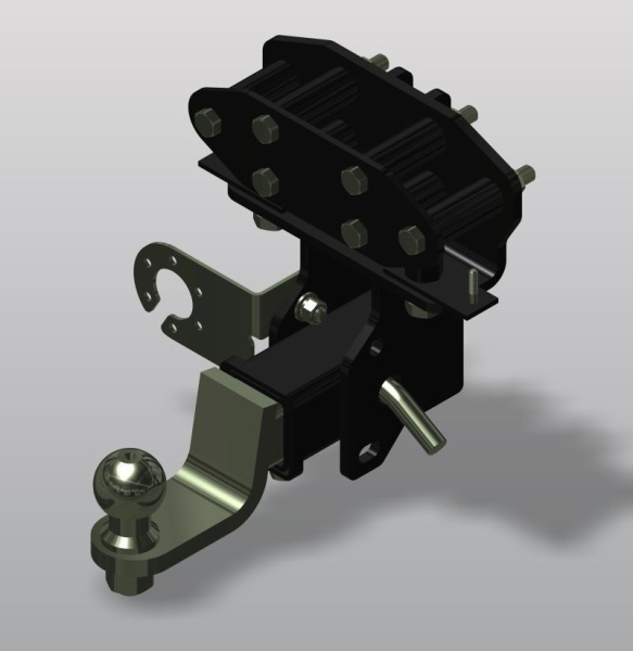 фото Фаркоп AvtoS для TOYOTA Land Cruiser 200 (2007-2021) "под квадрат"