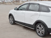 Фото Пороги труба d42 (вариант 3) LADA VESTA SW CROSS 2017-