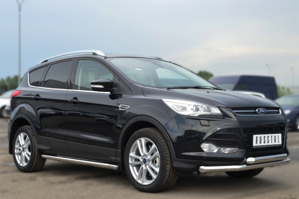 Фото Пороги труба d63 (вариант 2) FORD KUGA 2012-2015