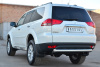 Фото Защита заднего бампера d76 (дуга) MITSUBISHI Pajero Sport 2013-2015