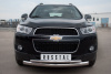 Защита переднего бампера d76/42 (дуга) CHEVROLET Captiva 2011-2013