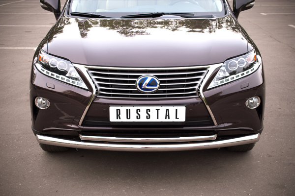 Фото Защита переднего бампера d63/42 Lexus RX270/350/450 2009-2012