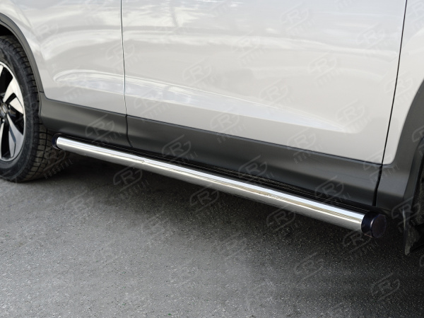 Фото Пороги труба d63 (вариант 2) HONDA CR-V 2015-2016 2.0