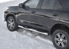 Фото Пороги труба d76 с накладкой (вариант 2) TOYOTA FORTUNER 2017-