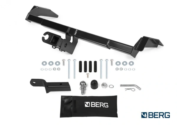 Фаркоп BERG «быстросъемный под квадрат» для Chevrolet Niva I «рестайлинг» (2009-2020) "включая авто с ГБО"