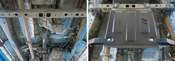 Фото Защита РК Автоброня для Toyota Hilux 4WD, V - 2,4; 2,8 2015-