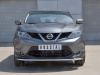 Защита переднего бампера d42 секция NISSAN QASHQAI 2015 SPB