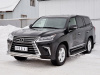 Фото Защита переднего бампера d42 волна-d42 дуга LEXUS LX450d-LX570 2015 (кроме F-Sport)