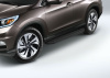 Фото Пороги алюминиевые Rival "Premium-Black" для Honda CR-V 2012-2016