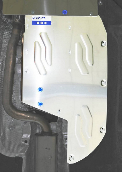 Фото Защита КПП и РК Rival для BMW 5-series 4WD 2010-2016, алюминий 4 мм, с крепежом, 333.0514.3