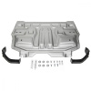 Защита картера и КПП Rival для Skoda Fabia 2007-2015/Fabia RS 2010-2015, алюминий 4 мм, с крепежом, 333.5842.1