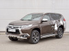 Фото Защита переднего бампера d63 дуга-d63 уголки+клыки MITSUBISHI PAJERO SPORT 2016