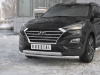 Фото Защита переднего бампера d63 секции-d75х42 дуга HYUNDAI TUCSON 2018-