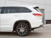 Фото Защита заднего бампера d63 секции-d42 уголки TOYOTA HIGHLANDER 2017