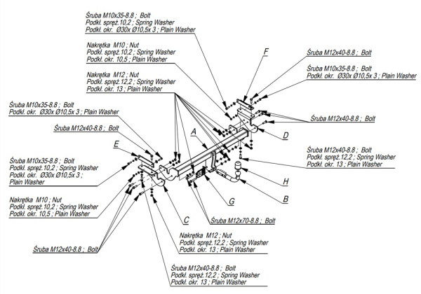 фото Фаркоп Imiola для Renault Kadjar 2015-