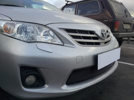 Защита радиатора Toyota Corolla 2010-2013 chrome